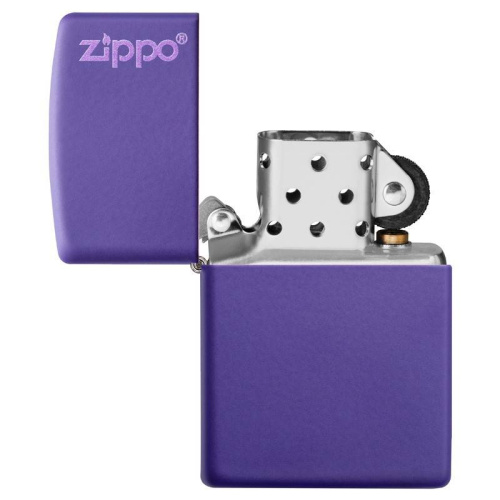 499 ZIPPO ЗажигалкаLogo Classic с покрытием Purple Matte фото 4