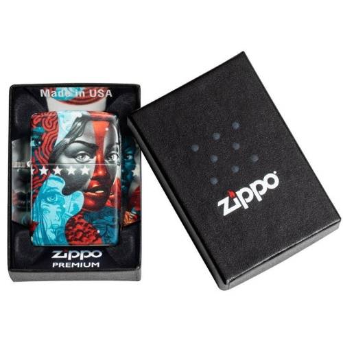 321 ZIPPO Зажигалка Zippo Tristan Eaton с покрытием White Matte фото 6