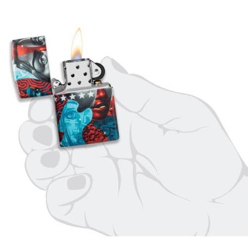 321 ZIPPO Зажигалка Zippo Tristan Eaton с покрытием White Matte фото 2