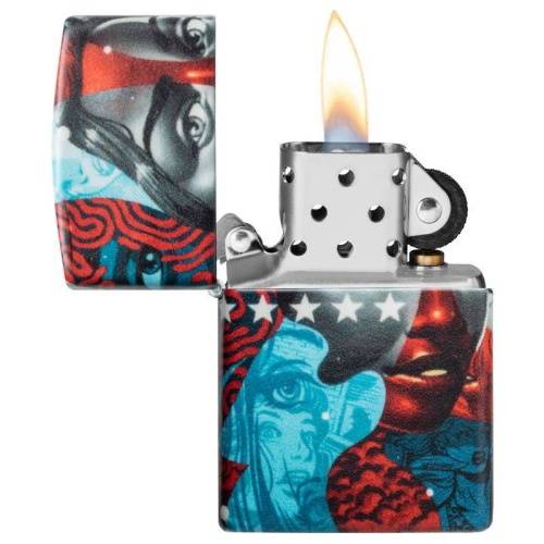 321 ZIPPO Зажигалка Zippo Tristan Eaton с покрытием White Matte фото 4